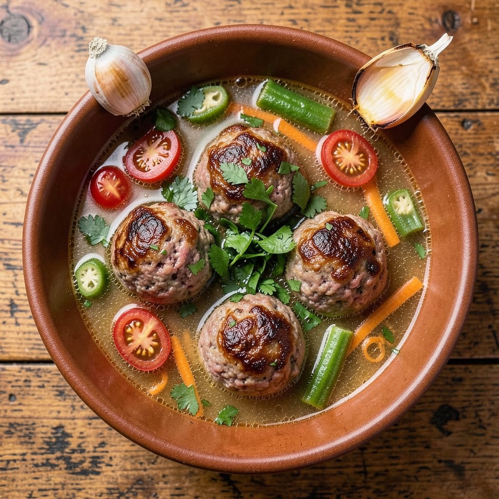 Ball Vegetable Beef Soup Recipe: Hearty One-Pot Meal with Meatball Magic