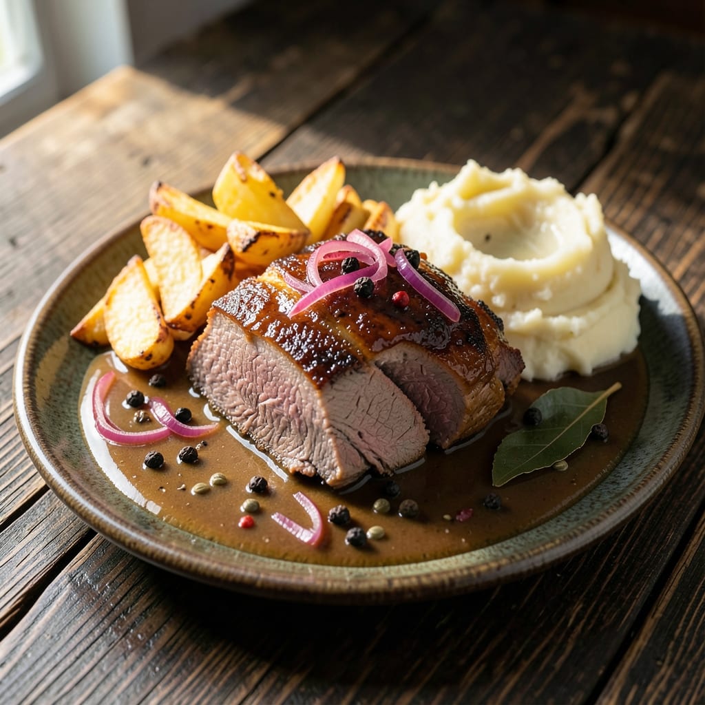 Amazing Corned Beef Recipe: Slow-Braised Spice-Infused Crust and Juicy Pink Heart