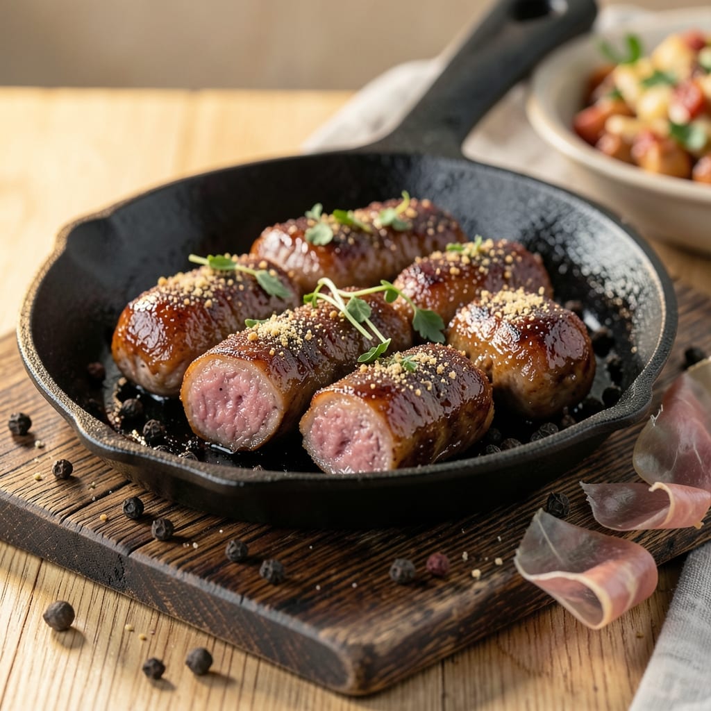 Beaumont Style Beef Links Recipe: Smoky Yorkshire Crunch With Molten Centers