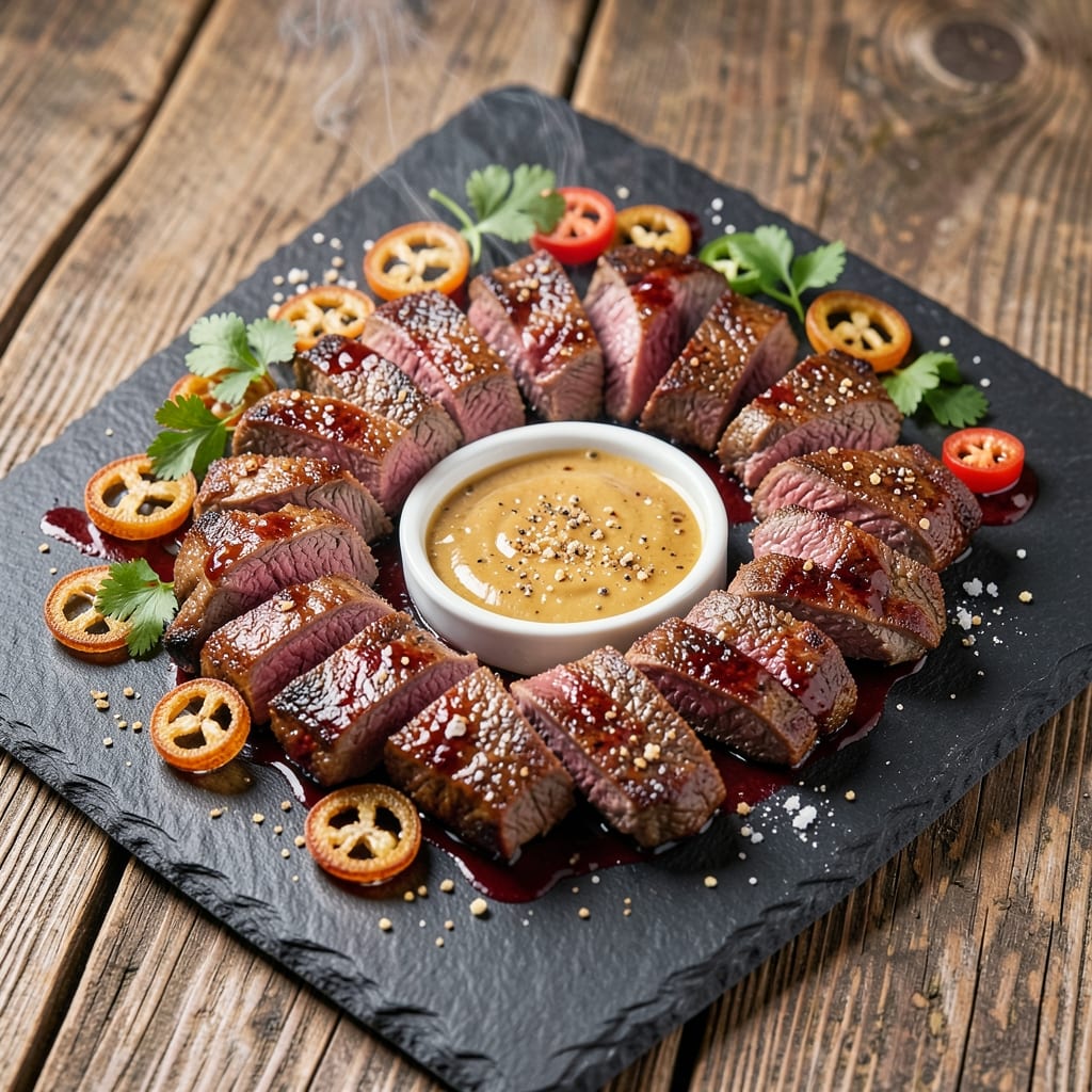 Barbecue Beef Strips Recipe: Smoky Dry-Rub Crunch With Juicy Pink Hearts