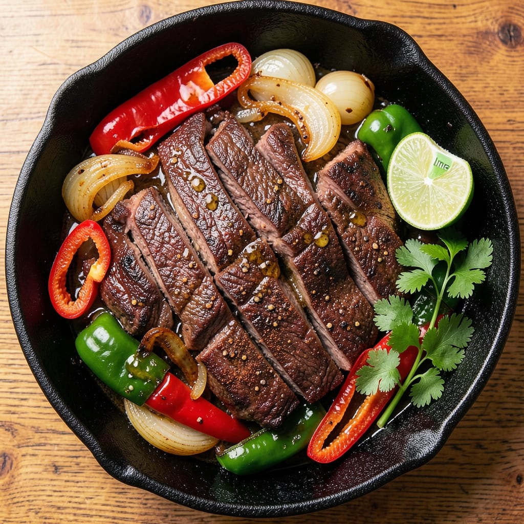 Angus Beef Fajitas Recipe: Smoky Charred Crust with Juicy Marbled Bites
