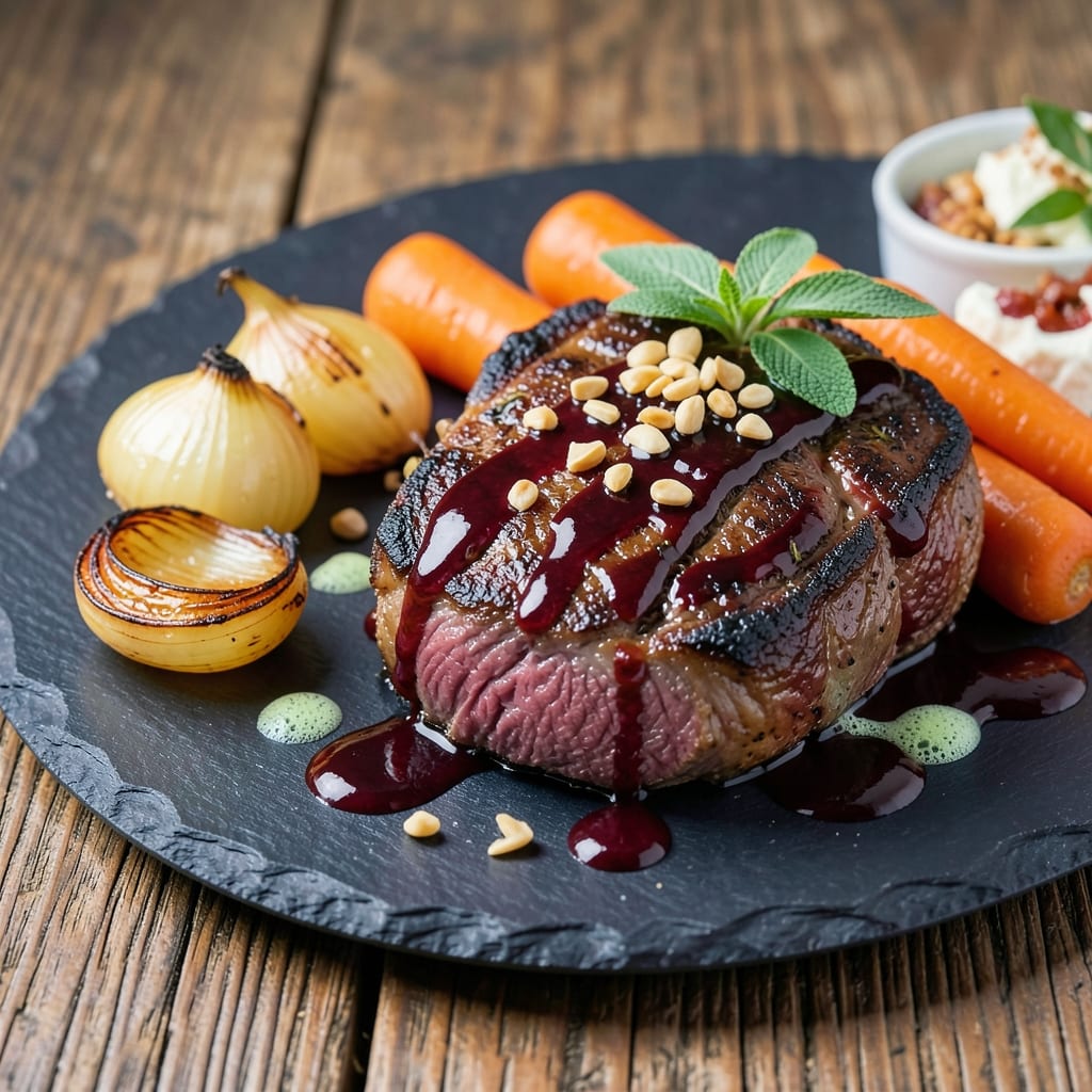 Beef Knuckle Steak Recipe: Slow-Braised Crust Meets Juicy Pink Core