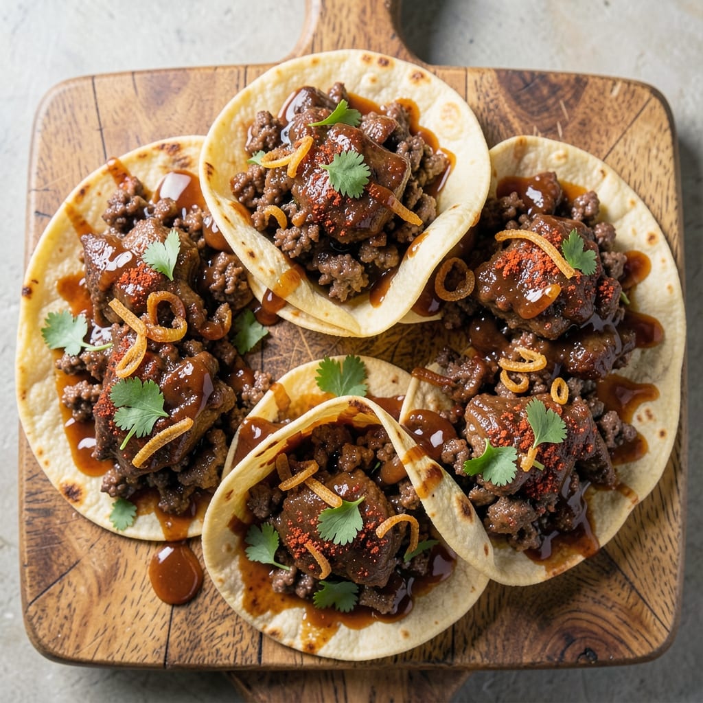 Barbecue Beef Cups Recipe: Smoky-Spiced Bites with Crispy Tortilla Crunch