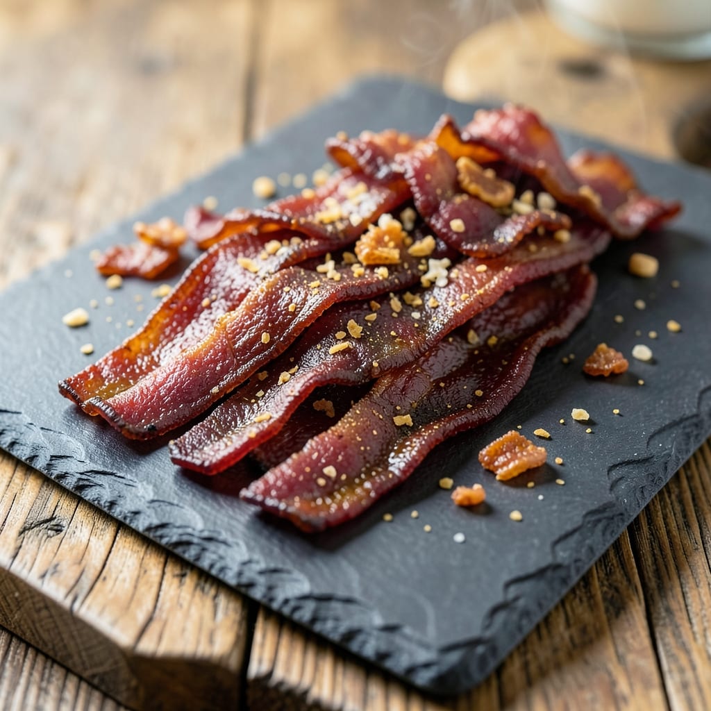 Bacon-Flavored Beef Jerky Recipe: Smoky-Sweet Dehydrator Chews in 4 Hours