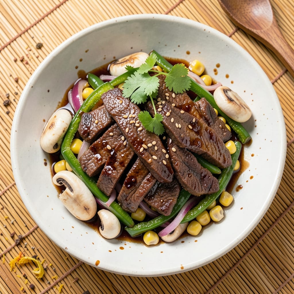 Authentic Chinese Beef Stir Fry Recipe: Velvet-Like Silken Beef with Crunchy Veggies