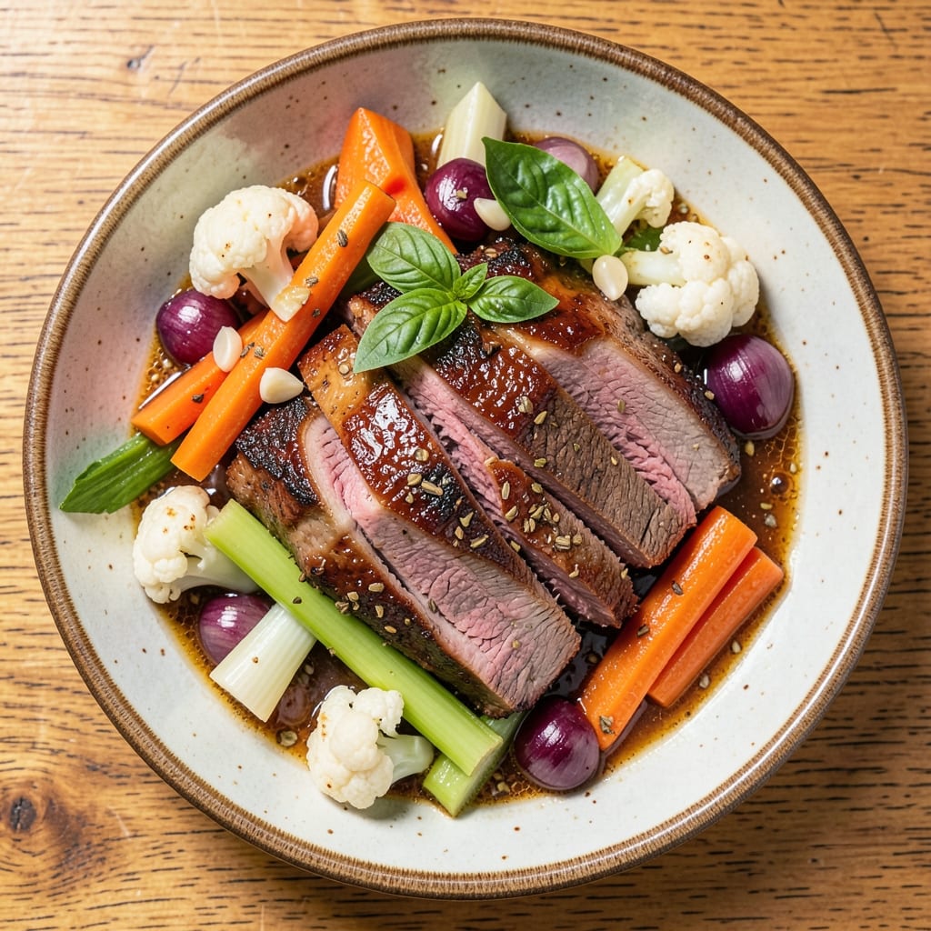 Al's Italian Beef Giardiniera Recipe: Slow-Braised Sandwich Meat with Crunchy Pickled Veggie Bite