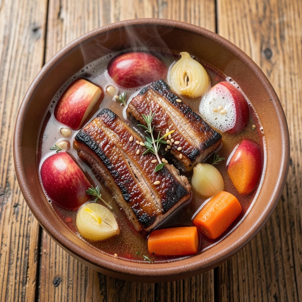 Apple Carrot Beef Rib Soup Recipe: Slow-Simmered Spiced Sweetness With Ribs That Fall Apart