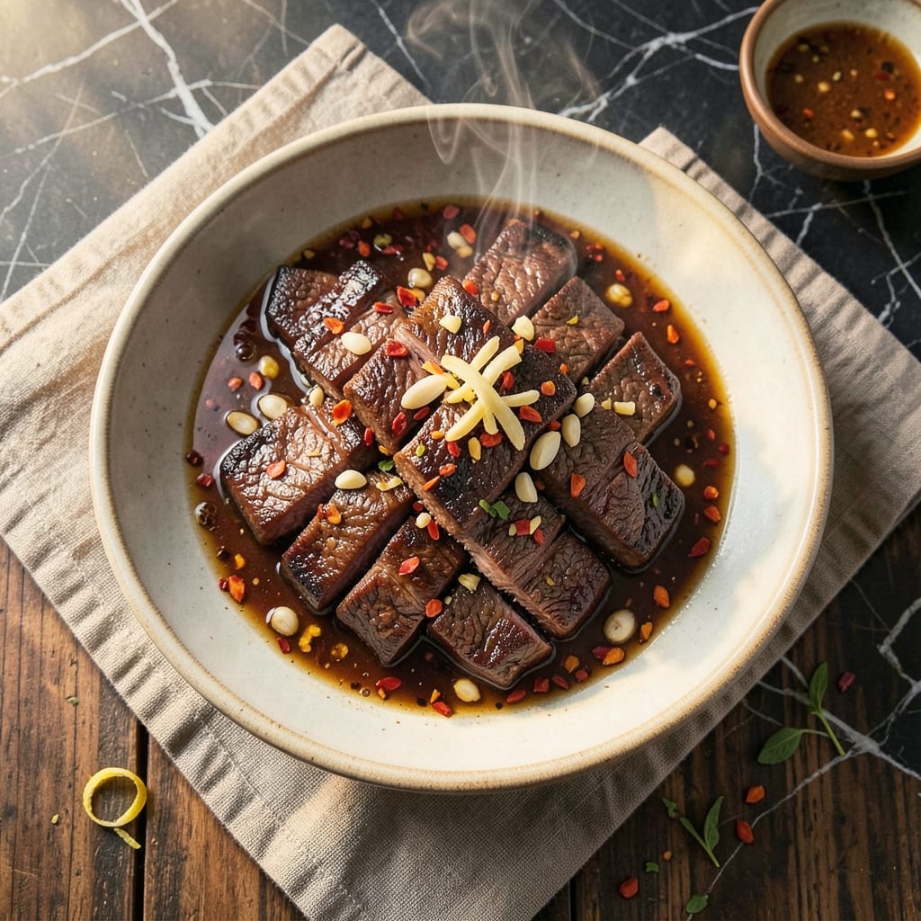 Authentic Ginger Beef Recipe: Bold Cantonese Heat with Charred Wok Crunch