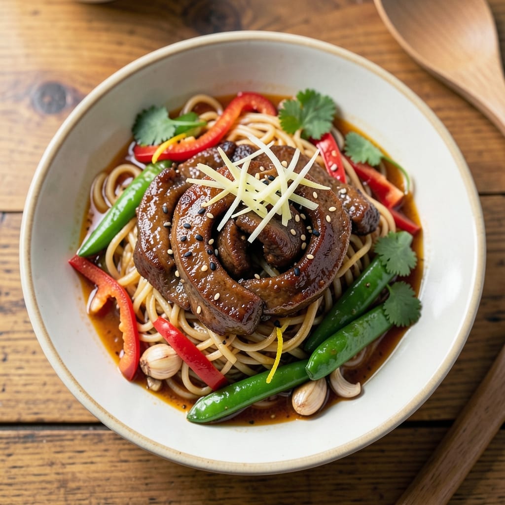 Asian Beef Stir Fry Recipe with Noodles: Savory Wok-Fired Fusion in 25 Minutes