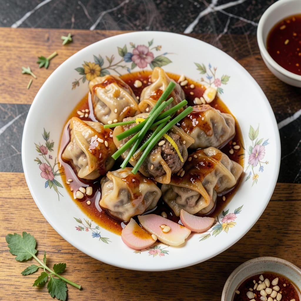 Asian Beef Dumplings Recipe: Wok-Seared Crispy Bottoms, Juicy Centers