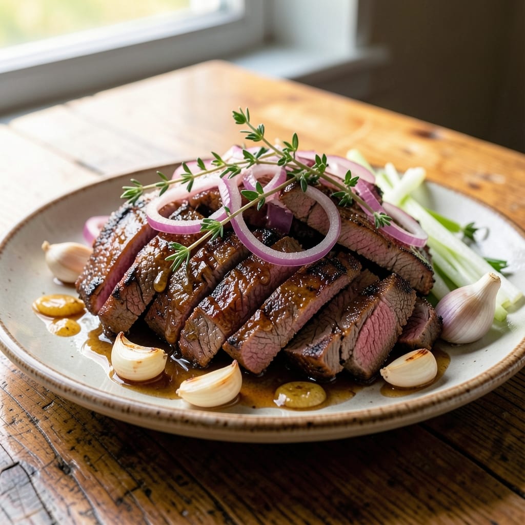 BBQ Chipped Beef Recipe: Slow-Braised Sandwich Meat With Caramelized Crust