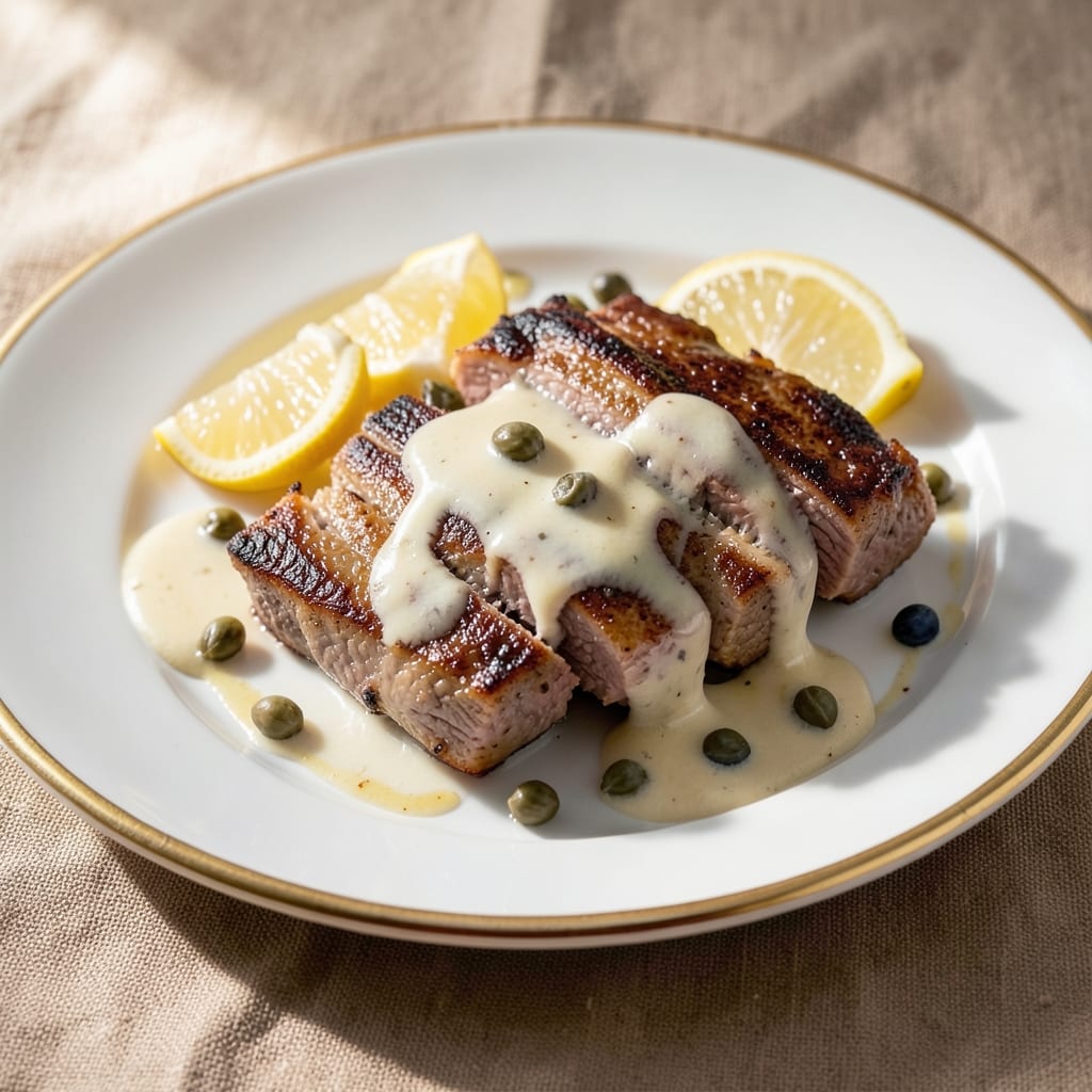 Beef Piccata Recipe: Lemon-Caper Crispy Panatella Magic