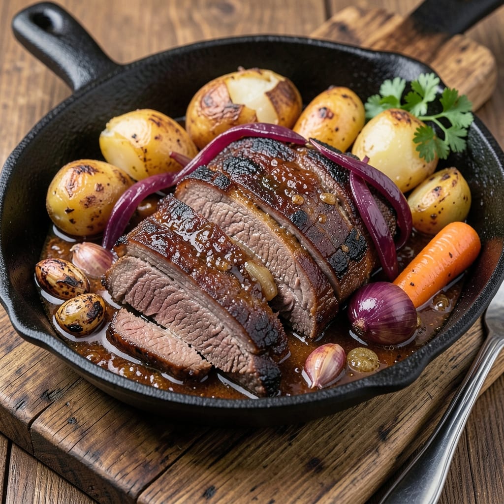 Awesome Corned Beef Recipe: Slow-Braised Spice Bomb With Crispy Potato Crown