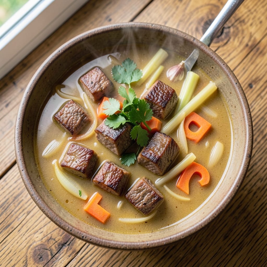 Beef Alphabet Soup Recipe: Classic Comfort with Homemade Noodles