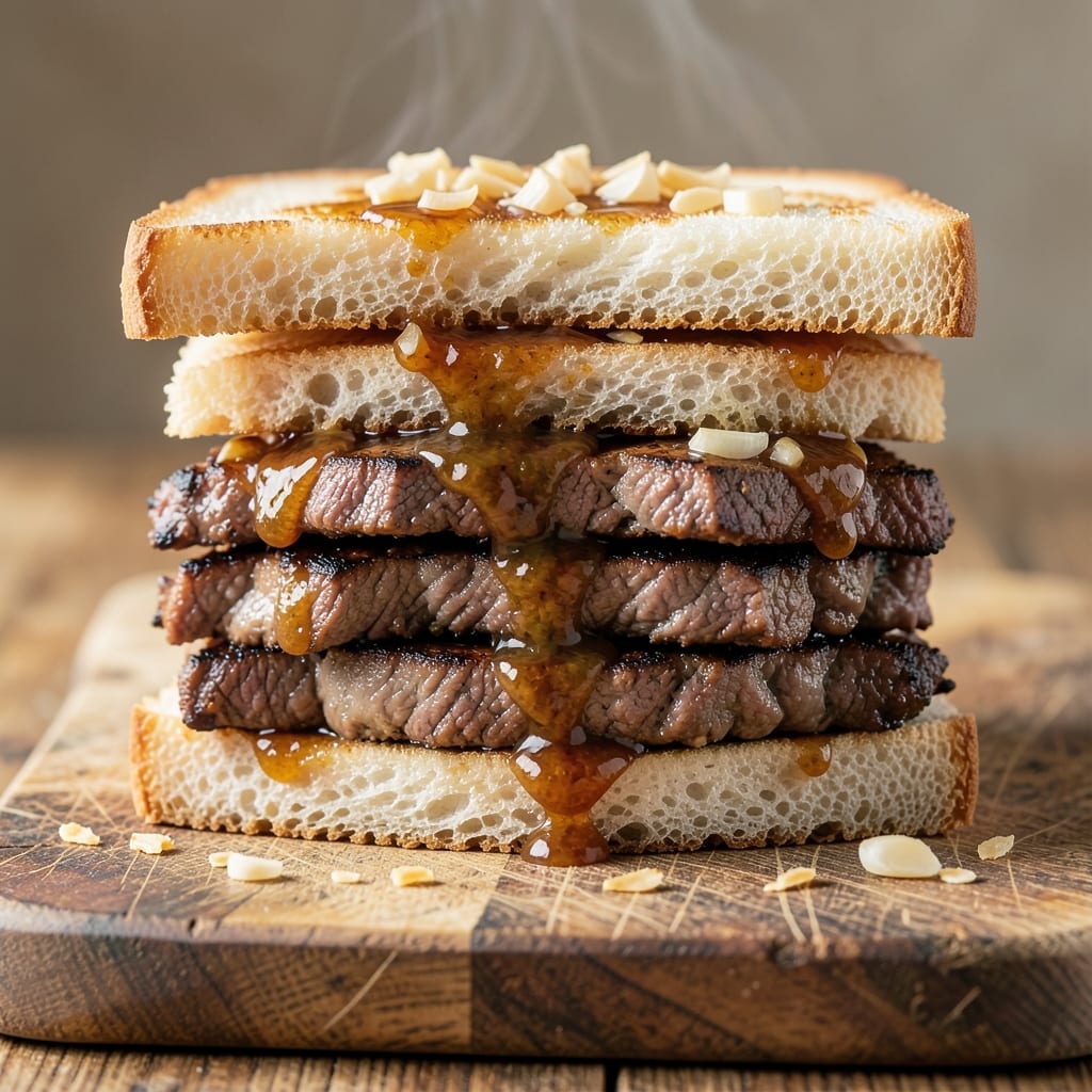 Beef Aju Sandwich Recipe: Filipino-Style Spice Bomb With Crispy Bread Hugs