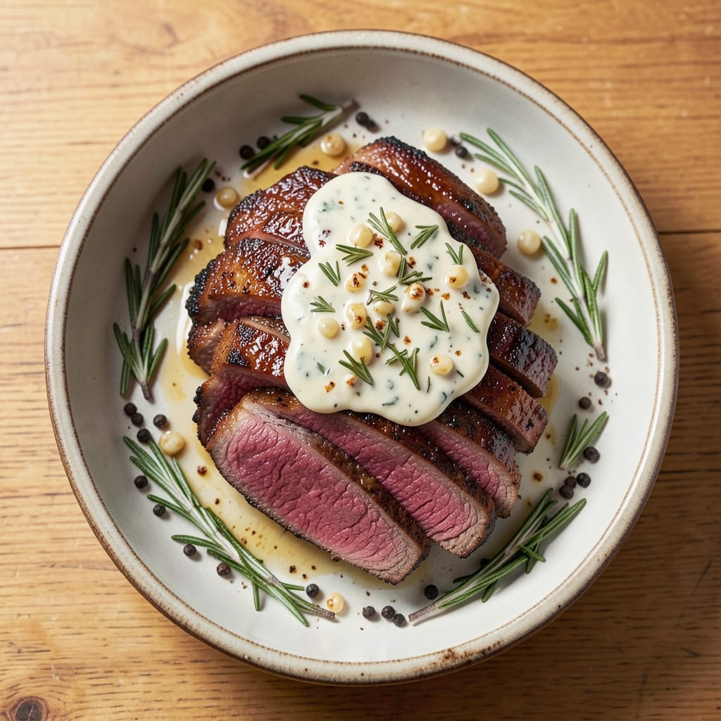 Baked Beef Tenderloin Steak Recipe: Herb-Crusted Pink Center Masterpiece