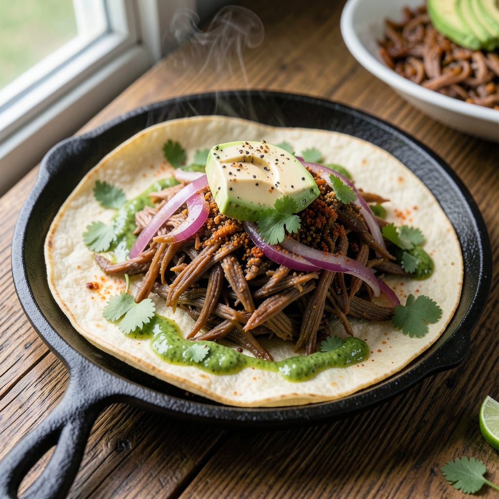 Authentic Shredded Beef Tacos Recipe: Smoky Cumin-Kissed Meat That Melts on Tortillas