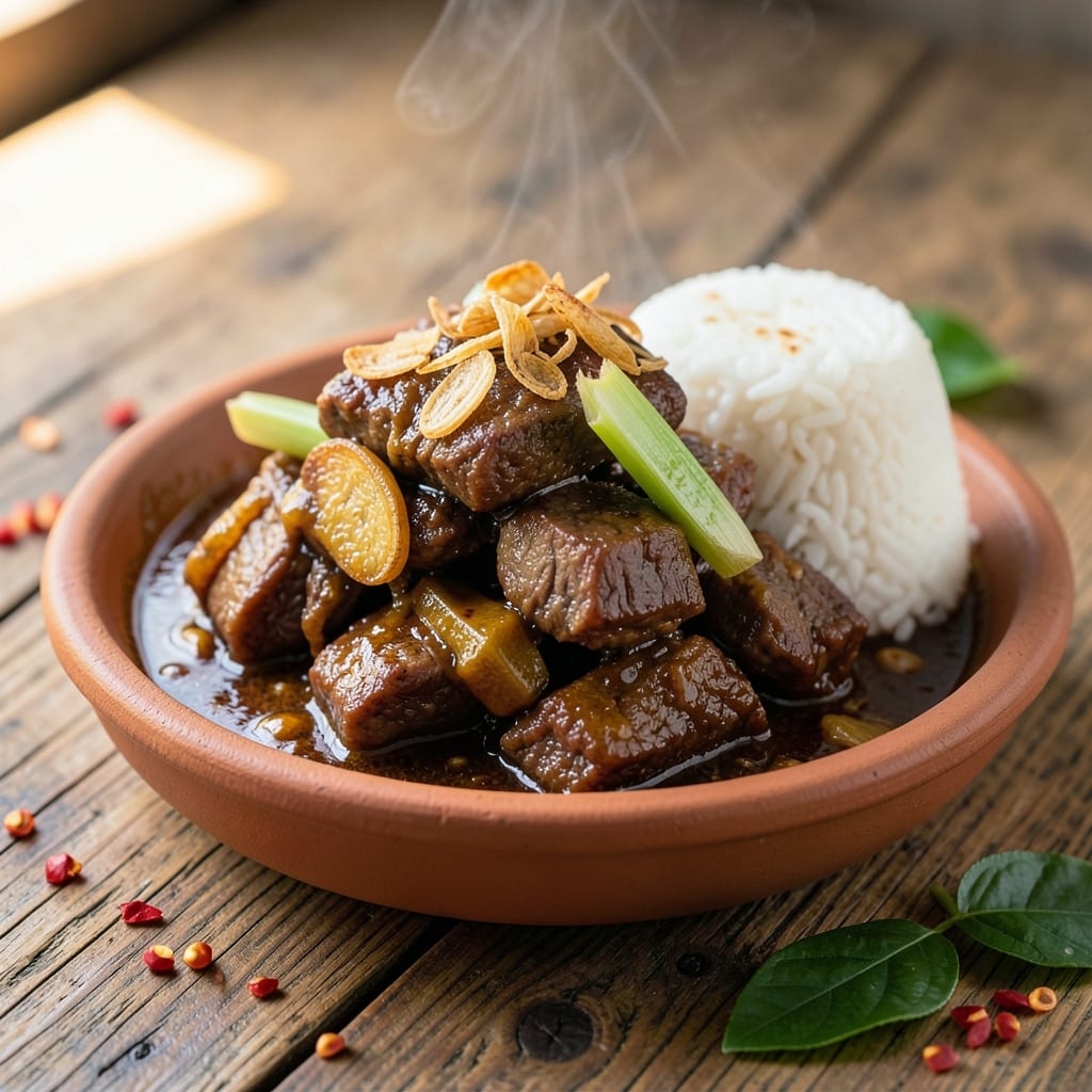 Authentic Indonesian Beef Rendang Recipe: Slow-Cooked Spice and Coconut Harmony