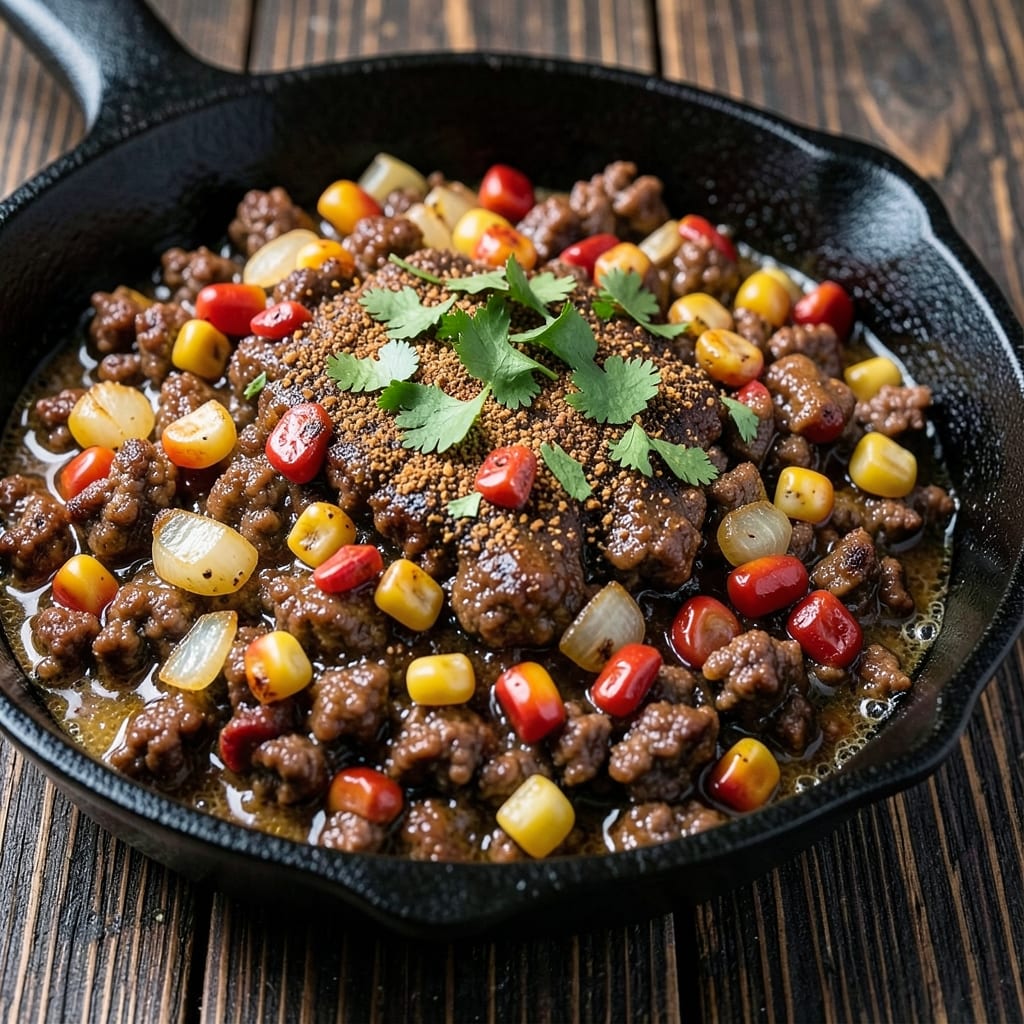 Chuy's Ground Beef Recipe: Smoky Cumin and Charred Corn One-Pan Magic