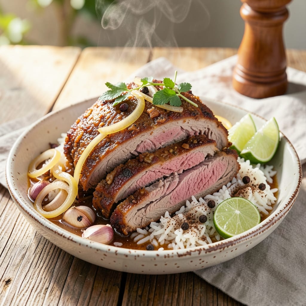 Bahamian Corned Beef Recipe: Spiced Rum-Infused Sunday Centerpiece