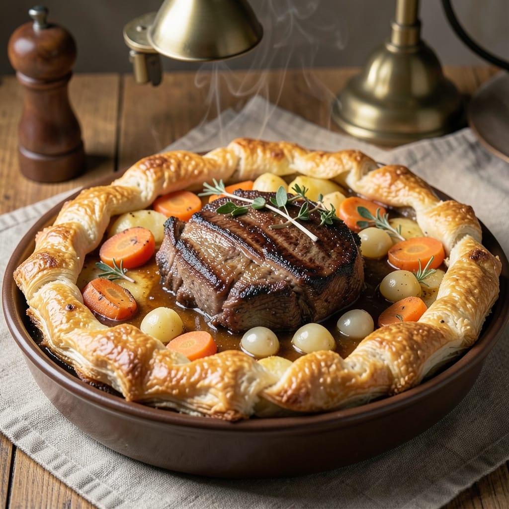 Beef and Ale Pie Slow Cooker Recipe: Slow-Braised Richness With Flaky Top