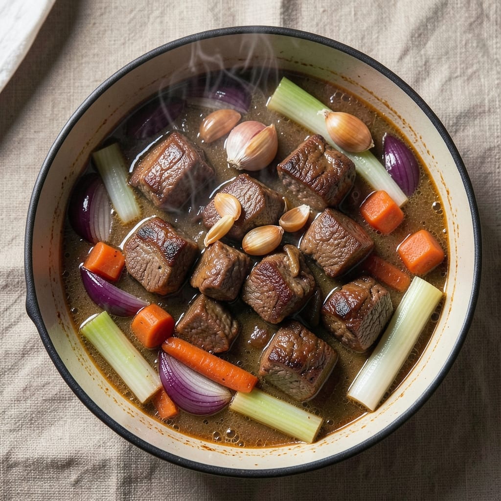 Basic Beef Stew Recipe Without Wine: Deep Umami Simmer Without Alcohol