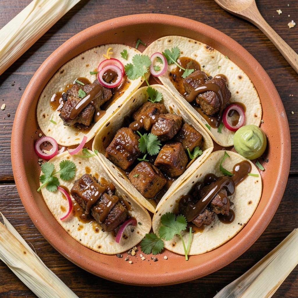 Authentic Mexican Beef Street Tacos Recipe: Crispy Tortillas Hugging Spiced Carnitas