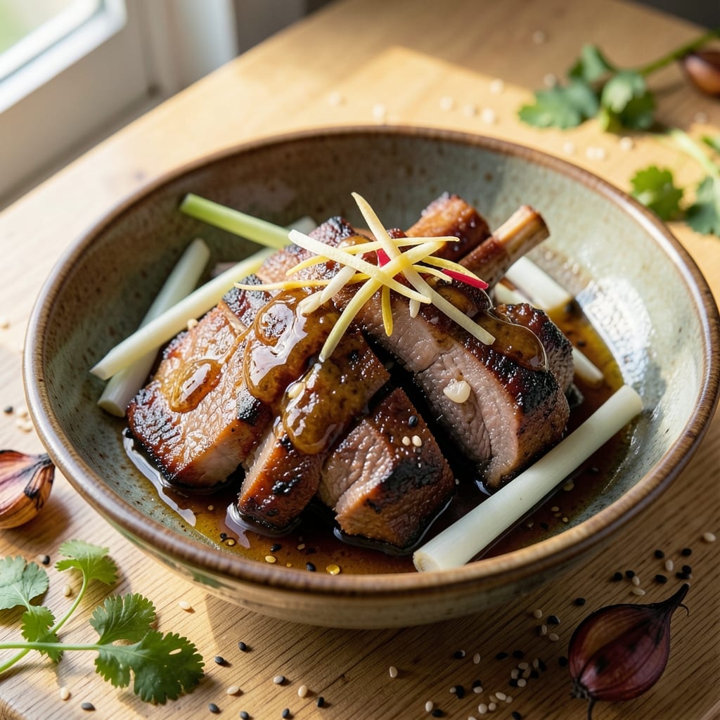 Asian Beef Shin Recipe: Marinated Soy-Ginger Chews With Deep Umami Crunch