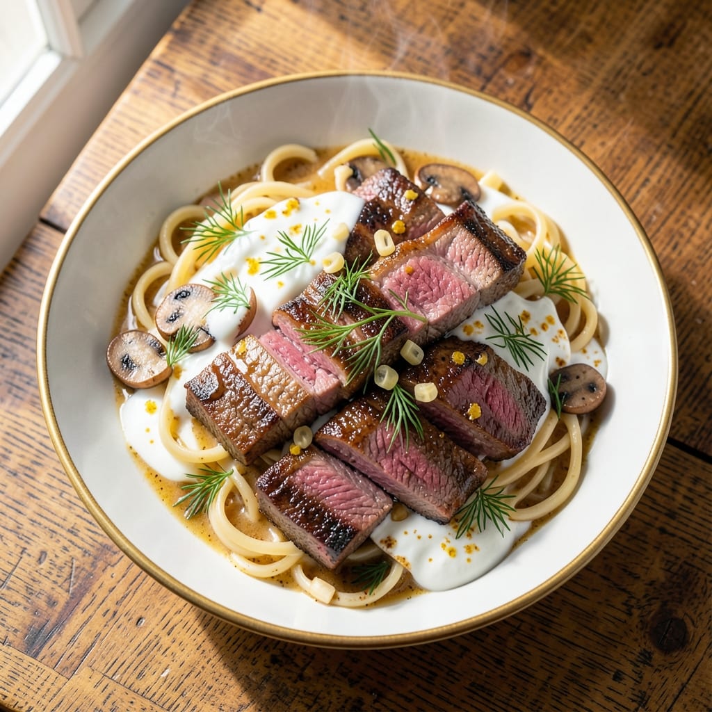 Authentic Beef Stroganoff Recipe: Sour Cream Silk Over Tender Beef Chunks