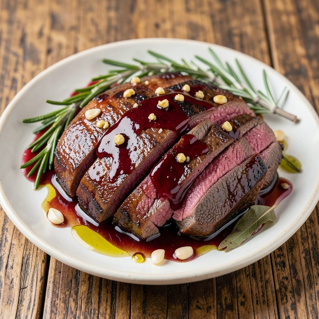 Italian Beef Heart Recipe: Marinated and Grilled to Juicy, Charred Perfection