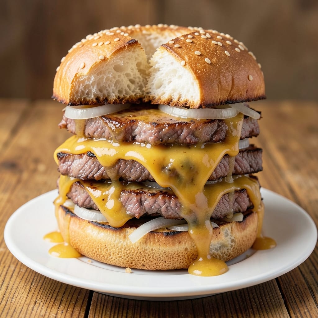 Arbys Roast Beef and Cheddar Cheese Sandwich Recipe: Toasted Bun Crunch Meets Melty Cheese Layers