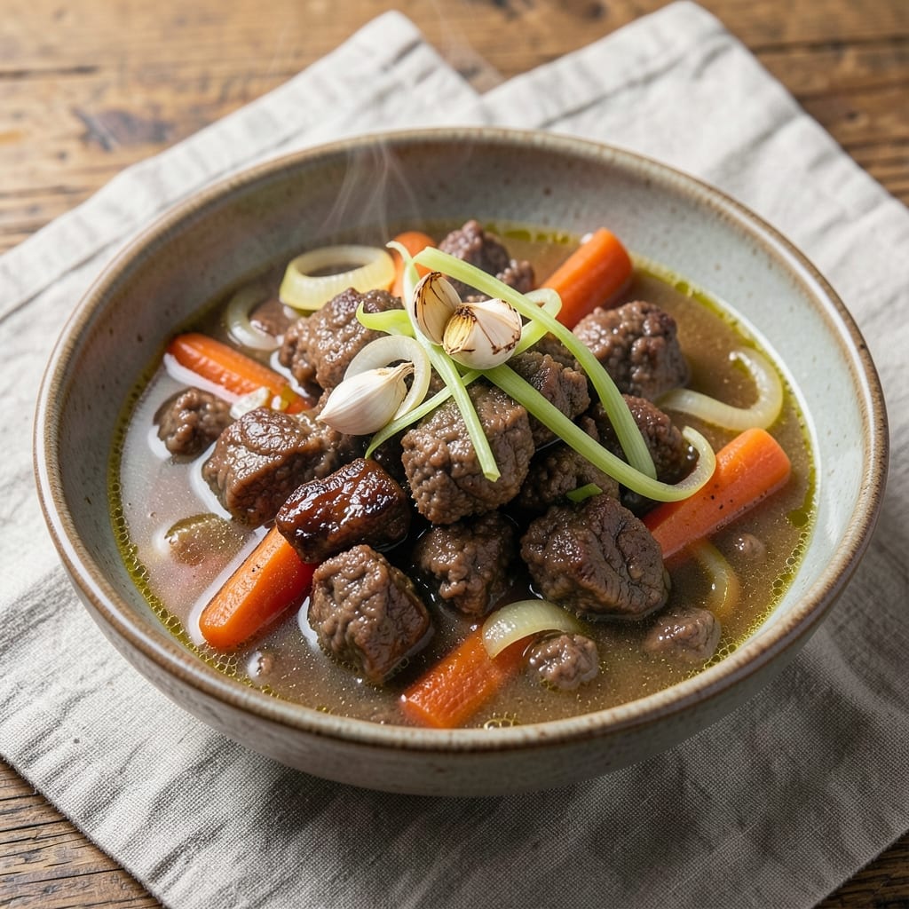 Ground Beef Chicken Broth Recipe: Savory Umami Boost in One Pot