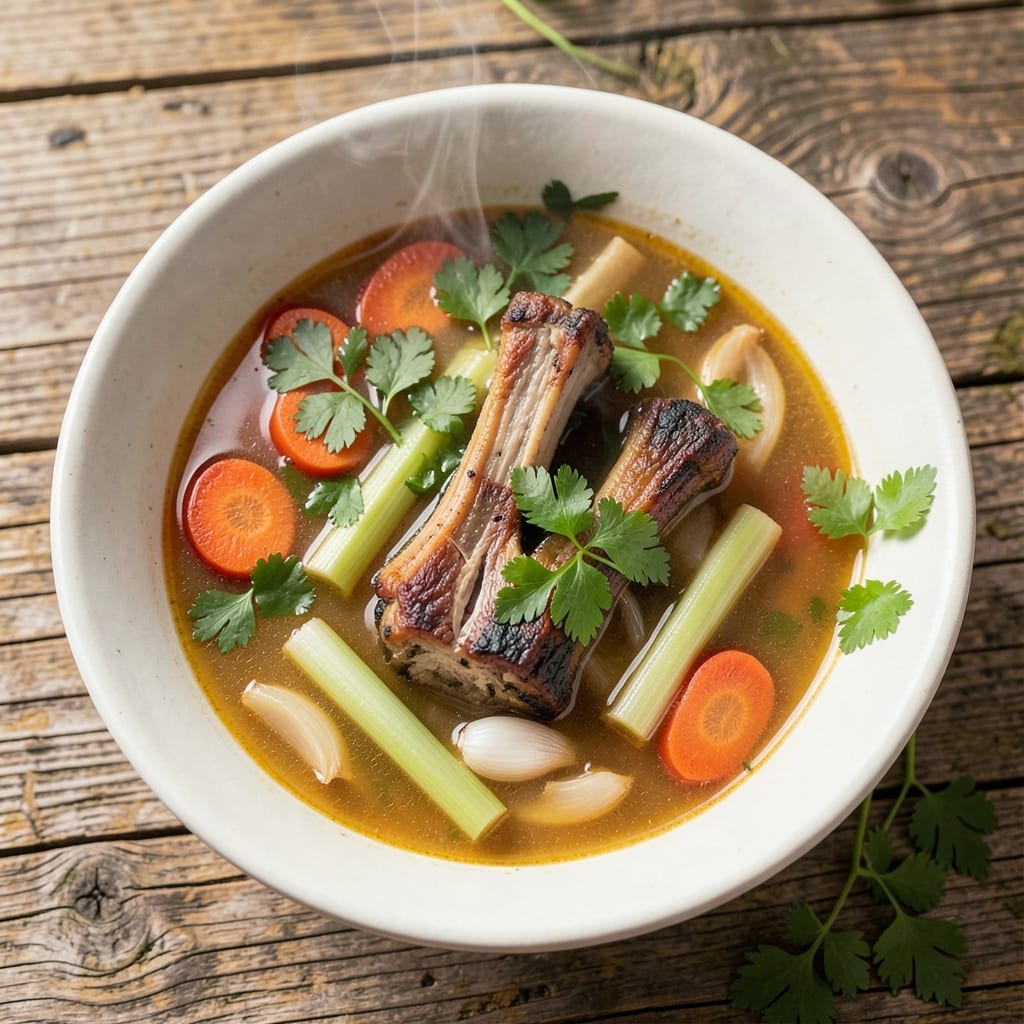 Beef Bone Broth Vegetable Soup Recipe: Savory Depth From Homemade Broth