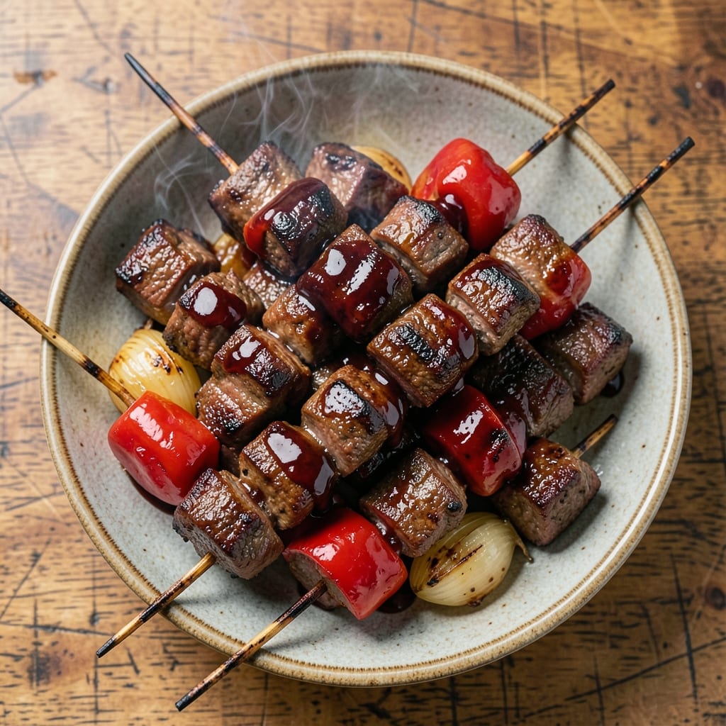 BBQ Beef Kabobs Recipe: Charred, Smoky, and Juicy Skewers in 25 Minutes