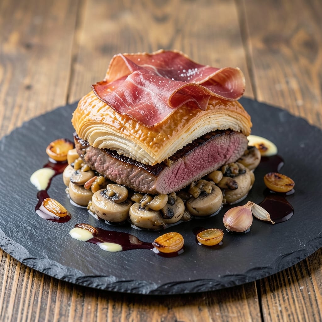 Barefoot Contessa Beef Wellington Recipe: Puff Pastry Hugs with Savory Duxelles Filling