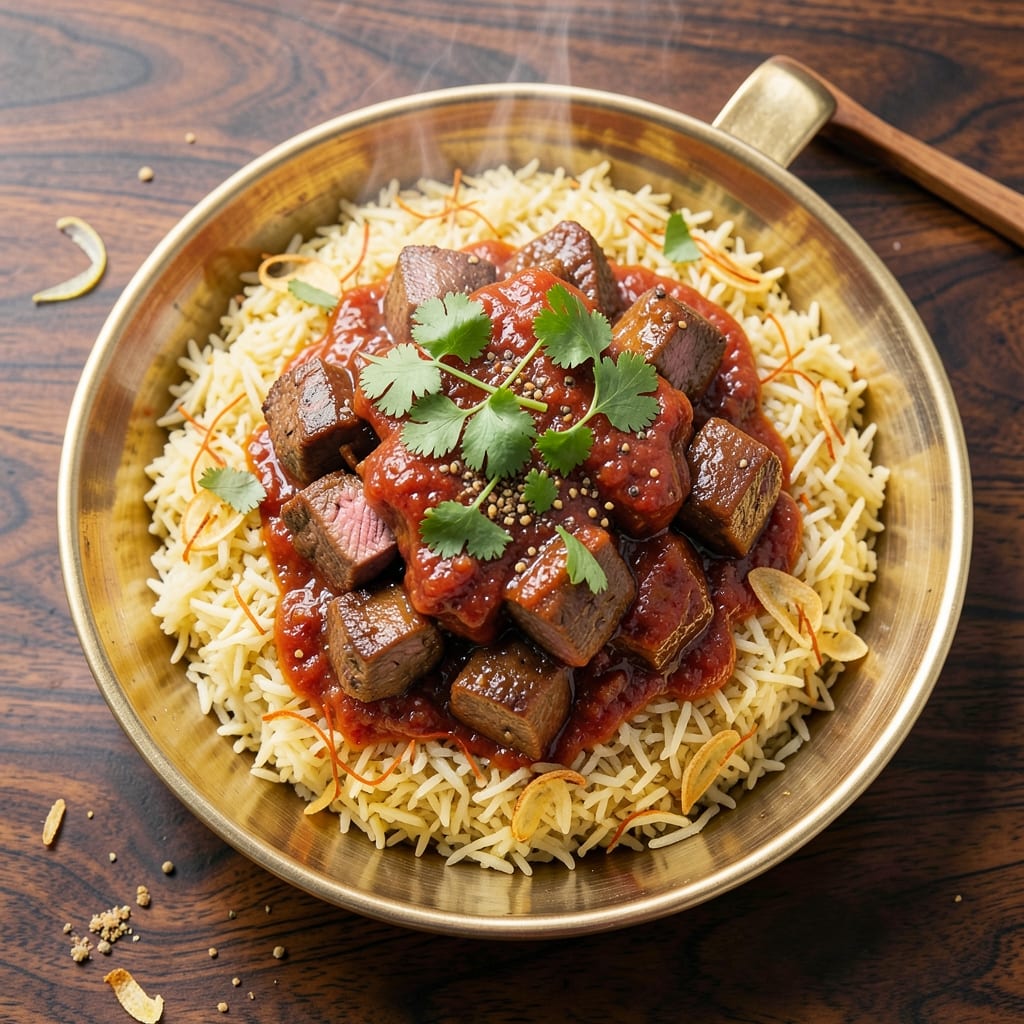 Bangla Beef Biryani Recipe: Layered Spice and Saffron Magic in One Pot