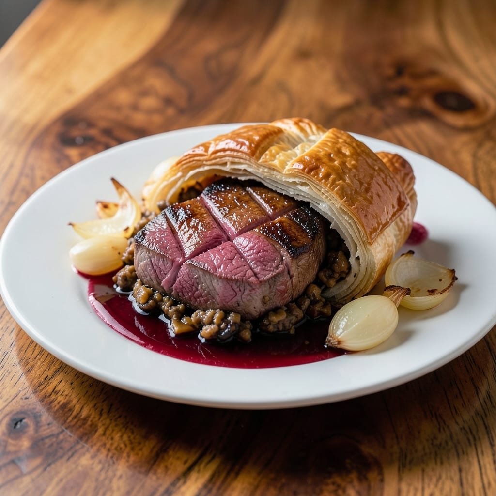 5 Star Beef Wellington Recipe: Flaky Pastry Wrapped with Mushroom Magic