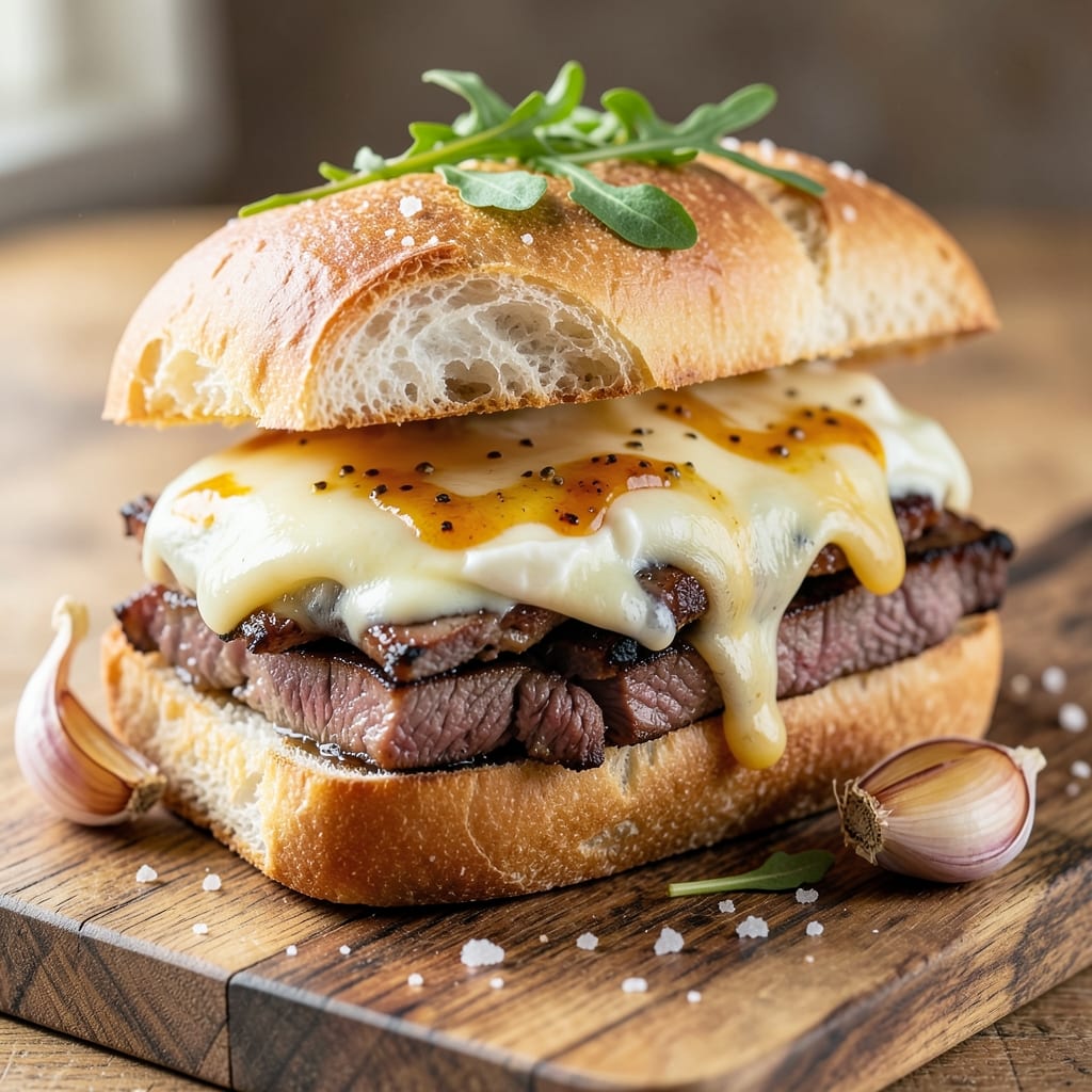Asiago Roast Beef Sandwich Recipe: Melted Cheese Meets Classic Pub-Style Beef