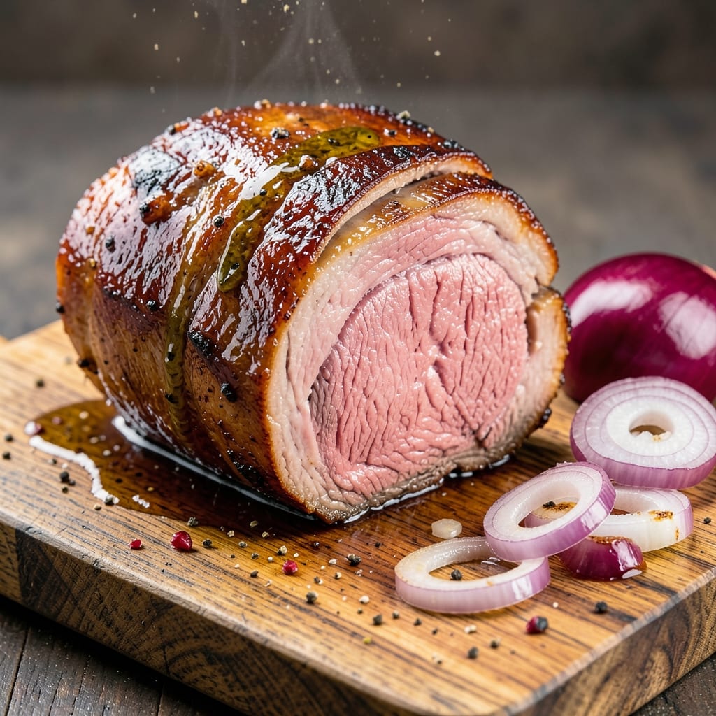 Angus Beef Bottom Round Roast Recipe: Reverse-Seared Crust Meets Juicy Pink Core