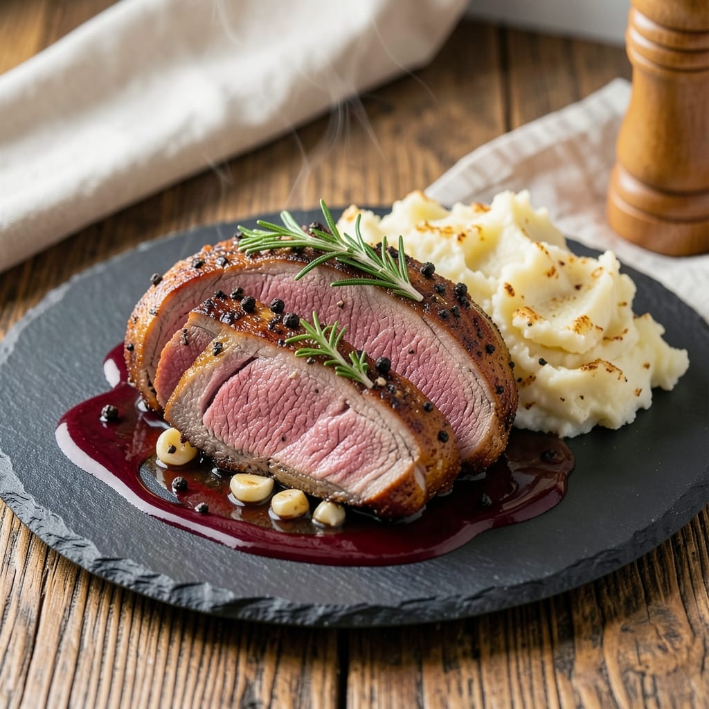 All-American Roast Beef Recipe: Au Jus Bath for Juicy, Caramelized Crust