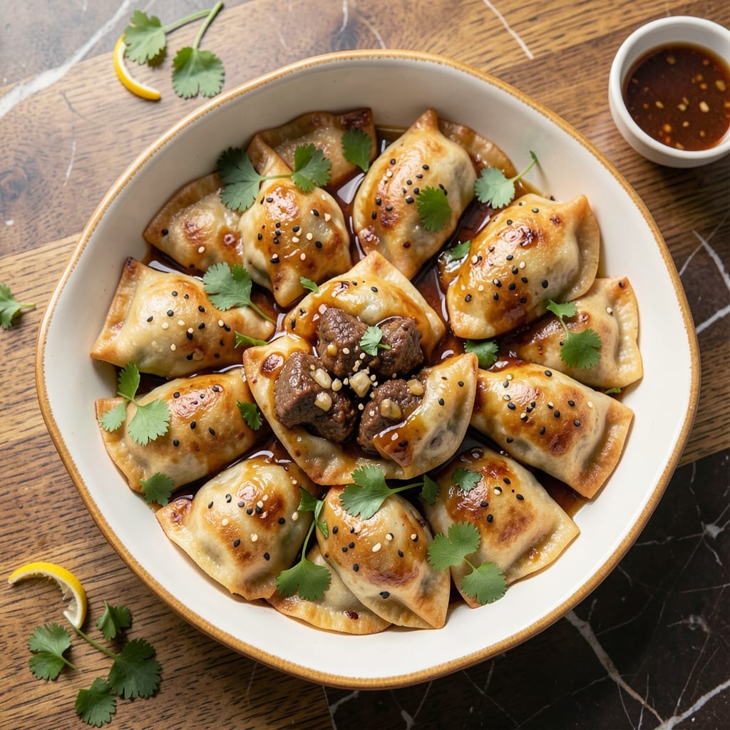 Baked Beef Wonton Recipe: Crispy Edges Meet Silky Broth Magic
