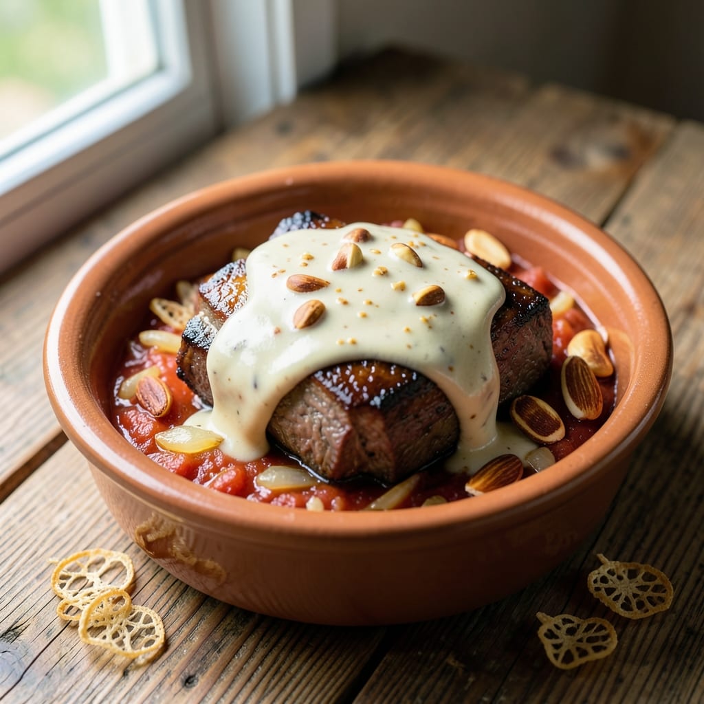 Beef Almond Ding Recipe: Slow-Simmered Silkiness with Toasted Almond Crunch