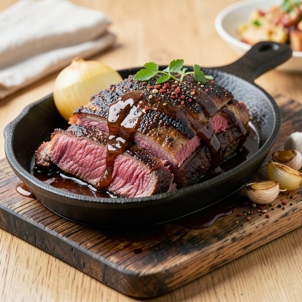 Barbecue Beef Brisket Recipe Texas Style: Smoky Oak-Fired Crust Meets Melting Center