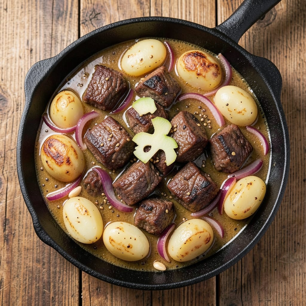 Aloo Gosht Beef Recipe: Spiced Yogurt and Potato Braise With Tender Meat