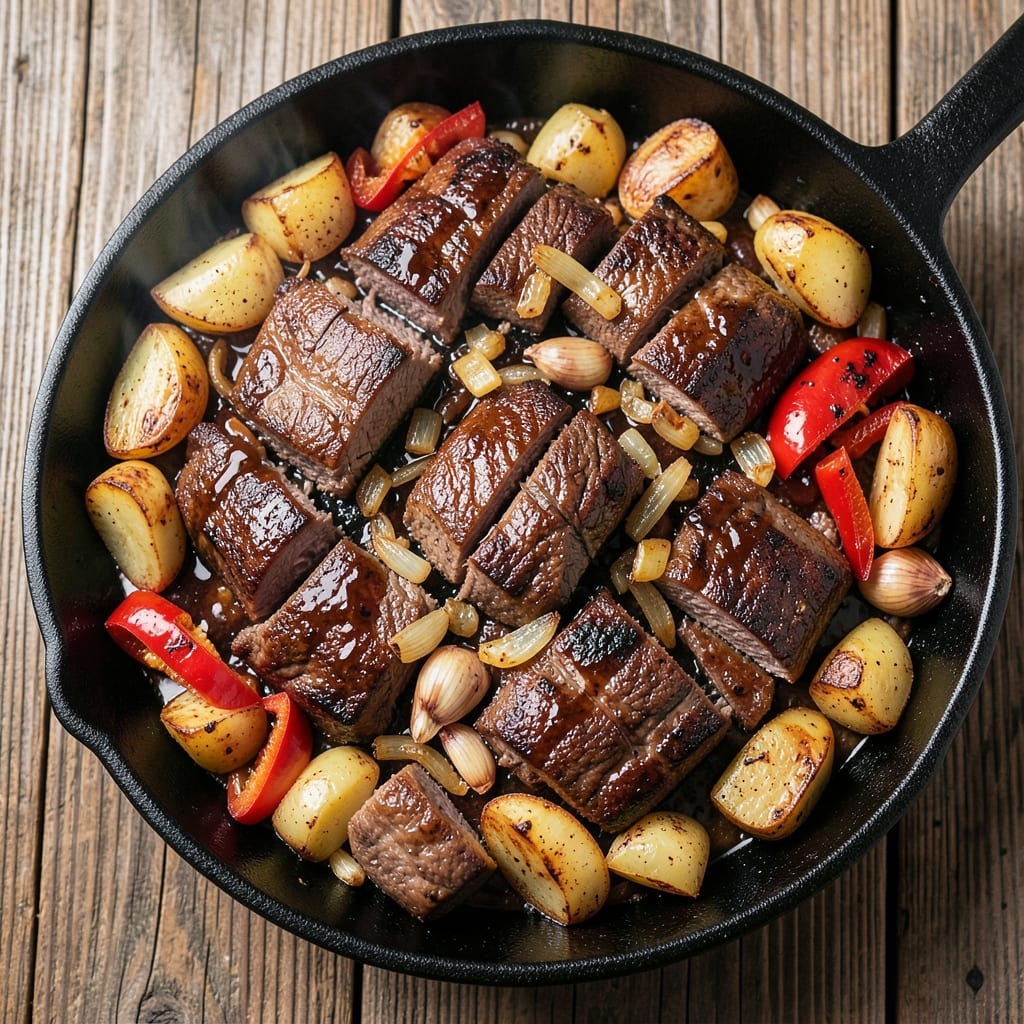 BBQ Beef Hash Recipe: Smoky-Spiced Potato and Steak Crunch in One Pan