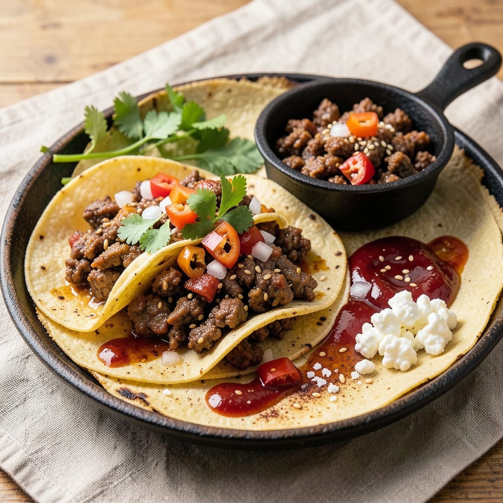 Authentic Mexican Ground Beef Taco Recipe From Scratch: Homemade Masa and Spice-Packed Bites