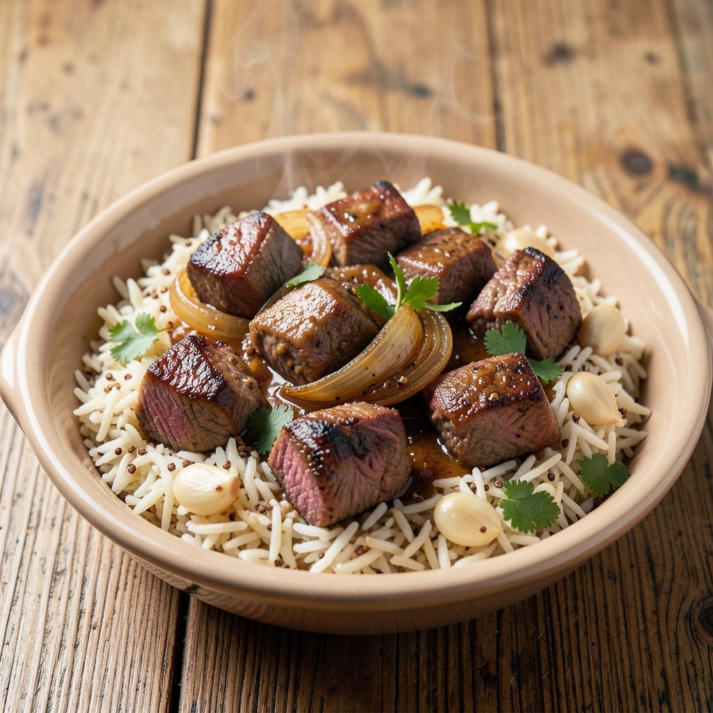 Basmati Rice with Beef Recipe: Fragrant Spiced One-Pot Masterpiece
