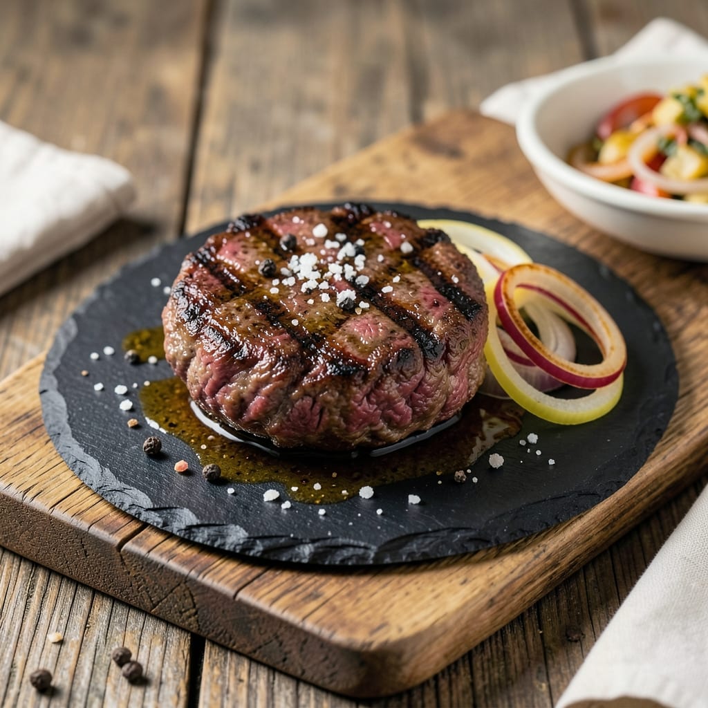 Angus Beef Burger Patties Recipe: Buttery-Soft Seared Crusts With Juicy Pink Hearts